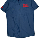 Great Divide Brewing Co. Red Kap Short Sleeve Shirt - Small Blue Polyester