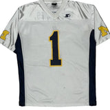 Wolverines Starter Football Football Jersey - Large Blue Polyester