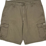 Wrangler Cargo Shorts - 36W 10L Khaki Cotton