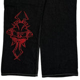 Unbranded Graphic Jeans - 38W 31L Black Denim