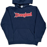 Disneyland Disney Graphic Hoodie - Large Navy Cotton