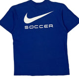 Real So Cal Soccer Club Nike Football T-Shirt - Large Blue Cotton