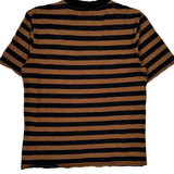 American Tradition Guess Striped T-Shirt - Medium Black Cotton
