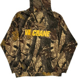 Va Crane Pennant Camo Hoodie - XL Green Cotton