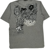 Urban Art Ecko Unltd Graphic Polo Shirt - Large Gray Cotton