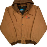 Integrity From Marvin Windows And Doors Tri-Mountain Bomber Jacket - Large Brown Cotton Blend