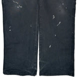 Dickies Carpenter Trousers - 38W 31L Black Cotton