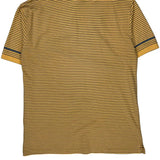Tommy Hilfiger Striped Polo Shirt - Large Yellow Cotton