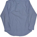 Regent Polo By Ralph Lauren Checked Shirt - Large Blue Cotton