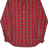 Ralph Lauren Checked Shirt - XL Red Cotton