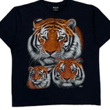 Wild Single Stitch T-Shirt - Large Black Cotton