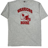 Warriors House Oneita Single Stitch T-Shirt - XL Gray Cotton