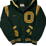 Spartans Delong Varsity Jacket - Large Gold Wool