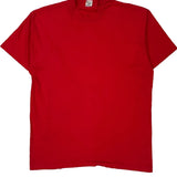 Blank Fruit Of The Loom Single Stitch T-Shirt - XL Red Cotton
