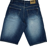 Webs Denim Shorts - 34W 11L Dark Wash Cotton