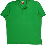 Puma Polo Shirt - Large Green Cotton