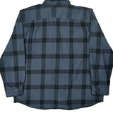 Carhartt Checked Flannel Shirt - 2XL Blue Cotton