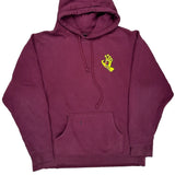 Screaming Hand Unbranded Graphic Hoodie - XL Burgundy Cotton