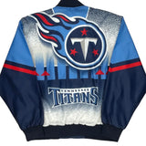 Tennessee Titans Nfl Football Bomber Jacket - 2XL Red Polyester