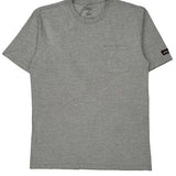 Dickies T-Shirt - Large Gray Cotton Blend