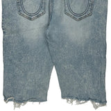 True Religion Denim Shorts - 38W 10L Light Wash Cotton