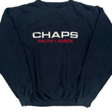 Chaps Ralph Lauren Spellout Sweatshirt - XL Navy Cotton