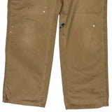 Workwear Carhartt Double Knee Carpenter Trousers - 30W 31L Khaki Cotton