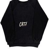 Cats Musical Lee Shirts Graphic Sweatshirt - Large Black Cotton Blend