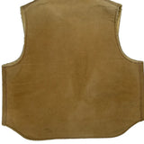 1980S Carhartt Gilet - 2XL Brown Cotton