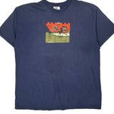 Basketball Nike Graphic T-Shirt - XL Blue Cotton