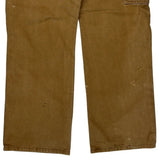 Carhartt Carpenter Trousers - 32W 30L Brown Cotton