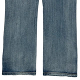 Farm Girl Boot Cut Jeans - 32W US 6 Blue Cotton