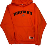 Cleveland Browns Nfl Hoodie - XL Orange Cotton