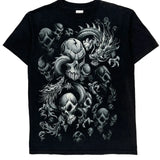 Tennessee River Graphic T-Shirt - Medium Black Cotton