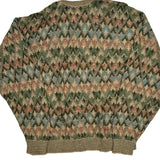Unbranded Sweater - Large Green Wool Blend
