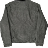 Levis Sherpa Lined Cord Jacket - Large Gray Corduroy
