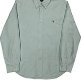 Ralph Lauren Checked Shirt - Large Green Cotton