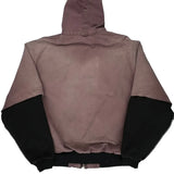 Custom Repair Carhartt Plum Jacket - XL Pink Cotton