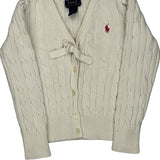 Age 5 Polo By Ralph Lauren Cardigan - XS Cream Cotton