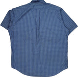Ralph Lauren Checked Short Sleeve Shirt - XL Blue Cotton