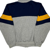 Adidas Striped Track Jacket - Large Yellow Cotton Blend