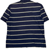 Lacoste Striped Polo Shirt - XL Navy Cotton