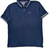 Tommy Hilfiger Denim Polo Shirt - 2XL Blue Cotton