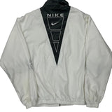 Age 11-12 Nike Windbreaker - Medium White Polyester