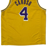 Los Angeles Lakers Fanatics Jersey - Large Yellow Polyester