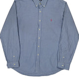 Ralph Lauren Checked Shirt - XL Blue Cotton