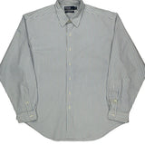 Marlowe Polo By Ralph Lauren Striped Shirt - 2XL Blue Cotton Blend