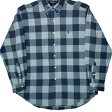 Blake Ralph Lauren Checked Shirt - Large Blue Cotton