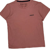 Save Our Home Planet Patagonia Graphic T-Shirt - Small Pink Cotton