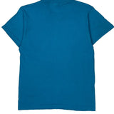 Screen Stars Single Stitch T-Shirt - Small Blue Cotton Blend